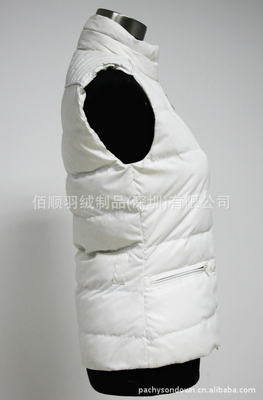 【外貿(mào)原單收腰女裝防水保暖羽絨背心馬甲工廠生產(chǎn)供應批發(fā)084】價格,廠家,圖片,服裝加工,佰順羽絨制品(深圳)-